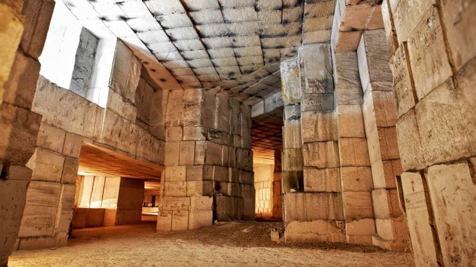 La carrière souterraine d'Aubigny